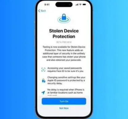 右玉苹果授权维修店分享被盗设备保护功能开启方法 