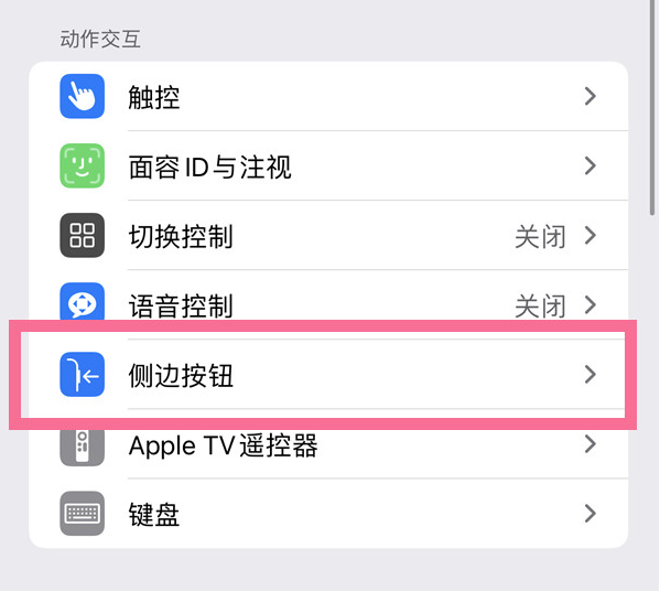 右玉苹果14维修店分享iPhone14 Plus侧键双击下载功能关闭方法 